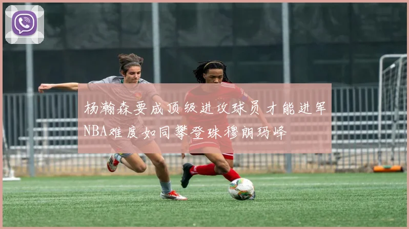 杨瀚森要成顶级进攻球员才能进军NBA难度如同攀登珠穆朗玛峰